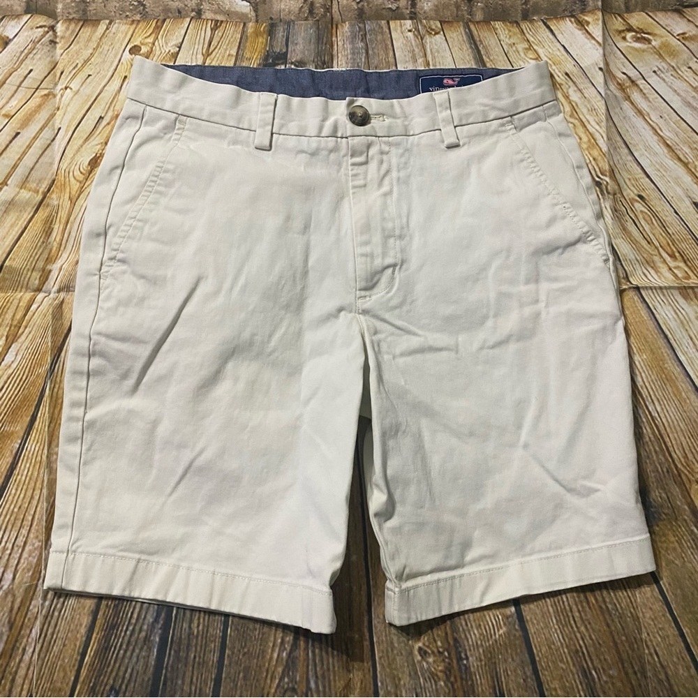 Vineyard Vines White Cotton Stretch Breaker Chino Short